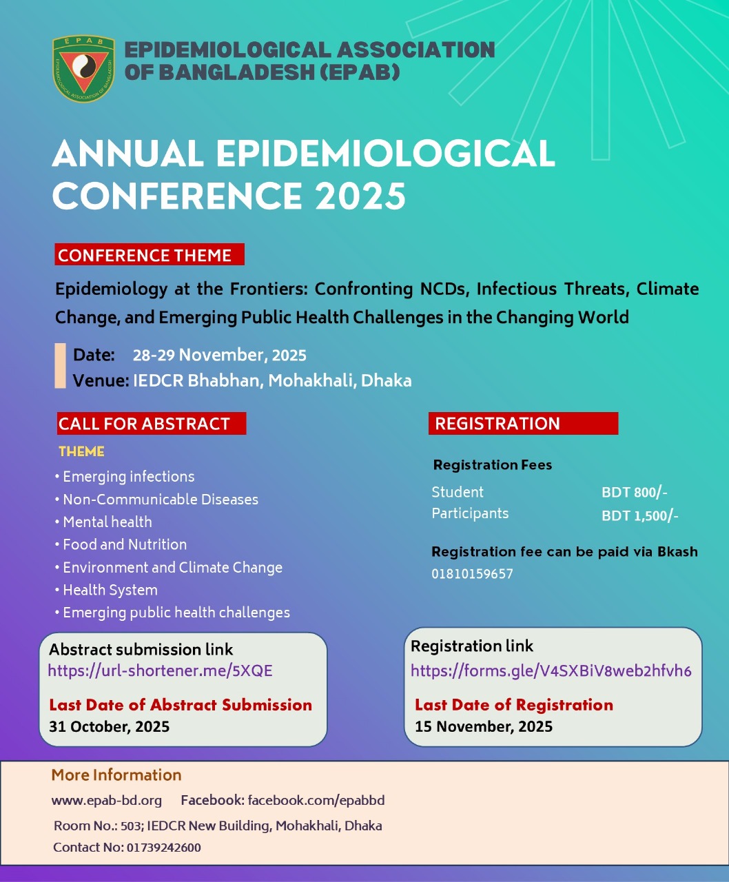 Annual Epidemiological Conference 2025 Poster